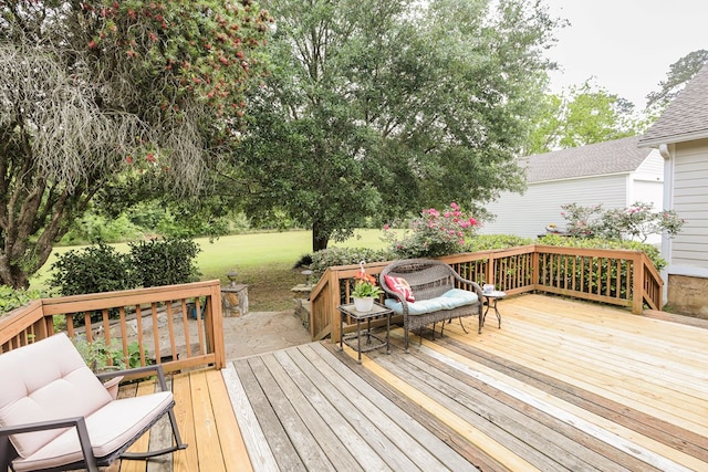 351 Virginia Cir, Cairo, GA 39828 - view of wooden deck