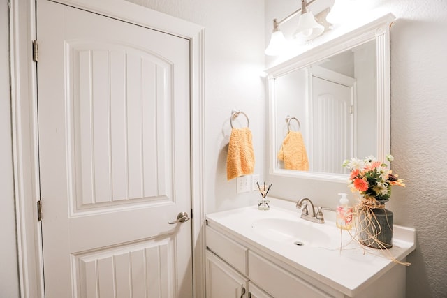 351 Virginia Cir, Cairo, GA 39828 - bathroom featuring vanity and a textured wall