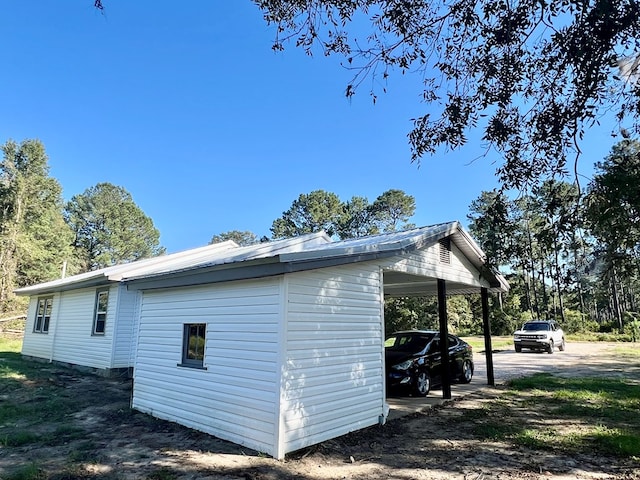 view of home's exterior