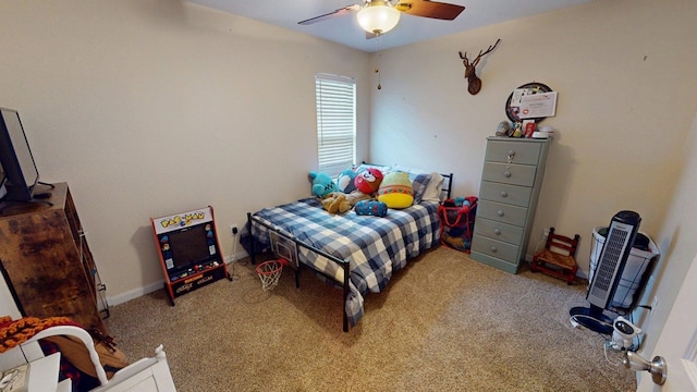 106 Hayden Way, Thomasville, GA 31792 - bedroom featuring carpet flooring and a ceiling fan