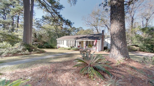 view of ranch-style home