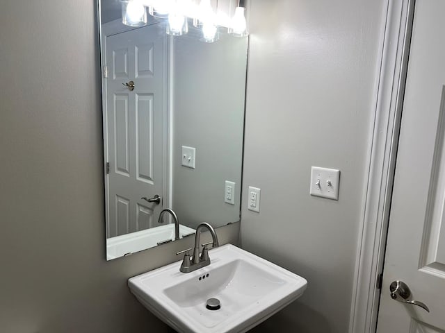 bathroom with a sink