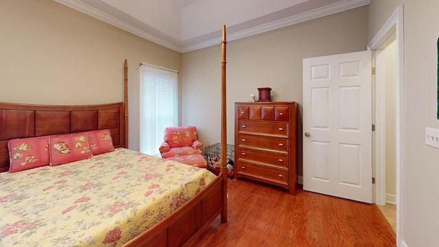 139 Summercreek Cv, Thomasville, GA 31792 - bedroom with wood finished floors and crown molding