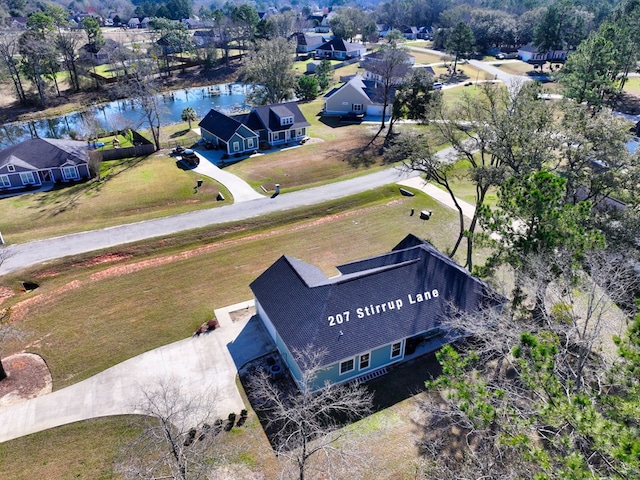 birds eye view of property featuring a residential view