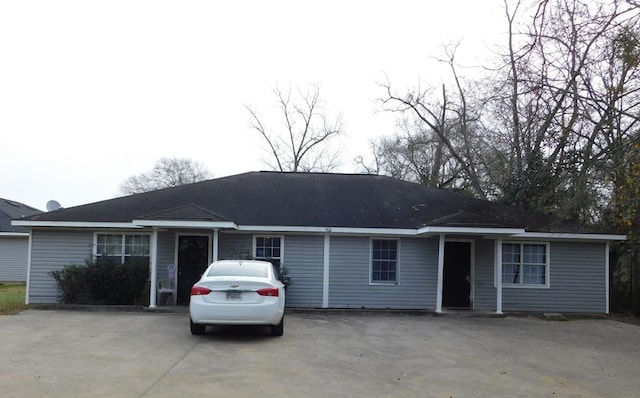 view of ranch-style house