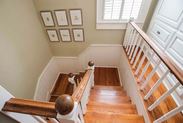 view of staircase