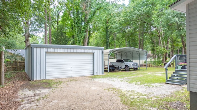 1216 Oriole Dr, Thomasville, GA 31792 - detached garage with driveway