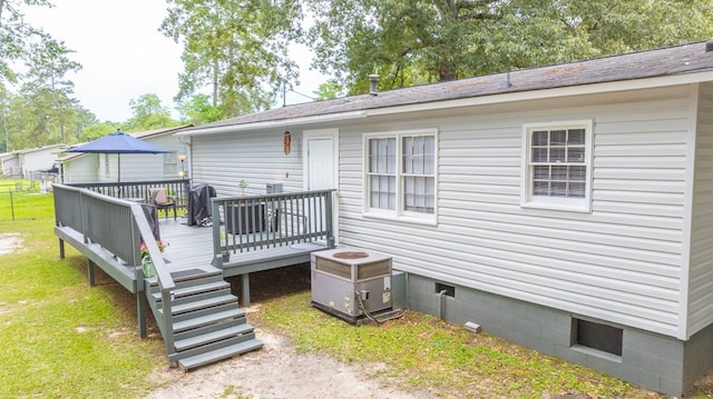 1216 Oriole Dr, Thomasville, GA 31792 - back of house with a deck and crawl space