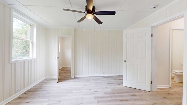 712 Young St, Thomasville, GA 31792 - unfurnished bedroom featuring light wood finished floors and a ceiling fan