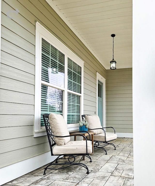 view of patio / terrace featuring a porch