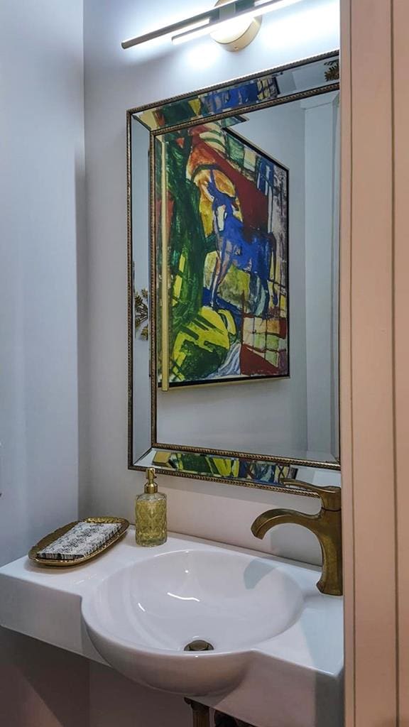 bathroom with a sink