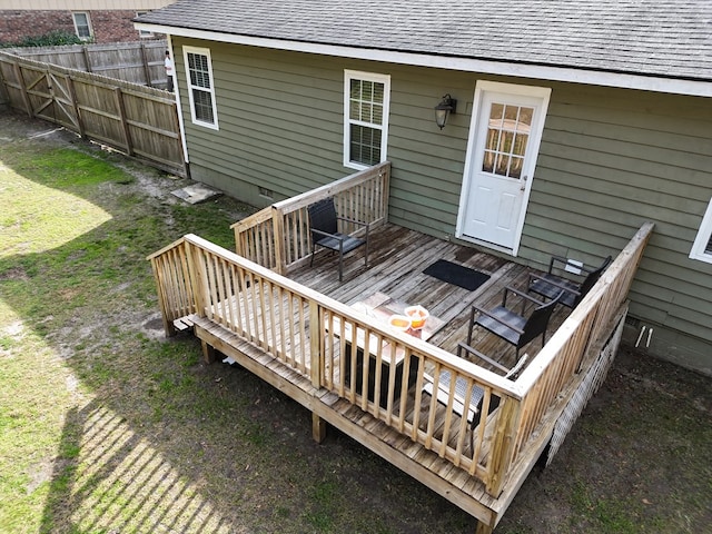 view of deck