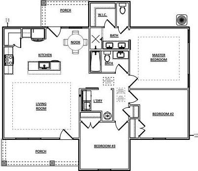 160 Highland St, Thomasville, GA 31792 - view of property floor plan