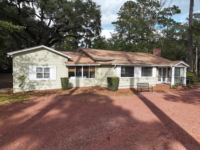 view of ranch-style home