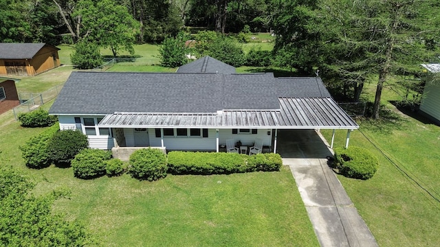 aerial view