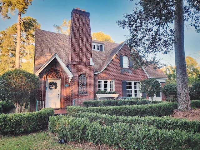 view of english style home