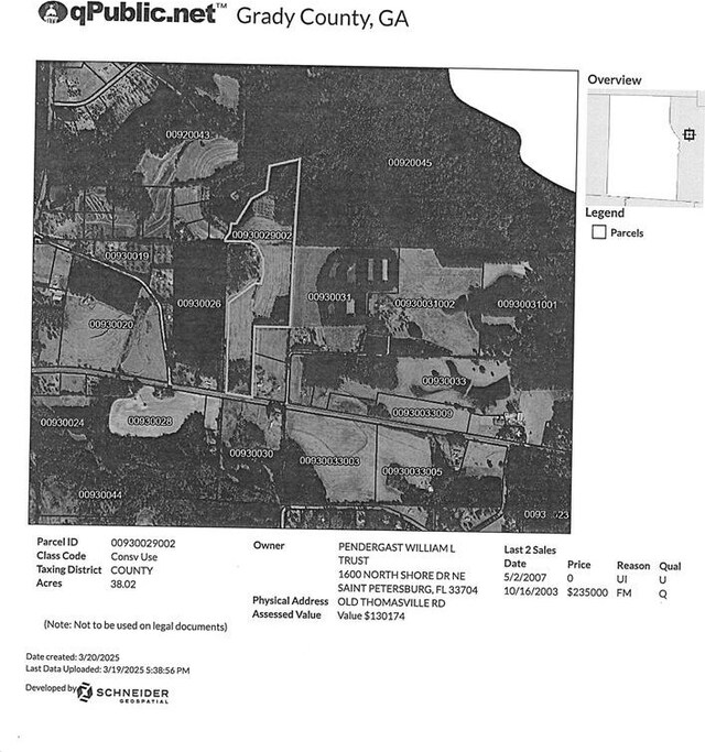 38.02AC Old Thomasville Rd, Ochlocknee, GA 31773