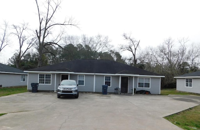 view of ranch-style house