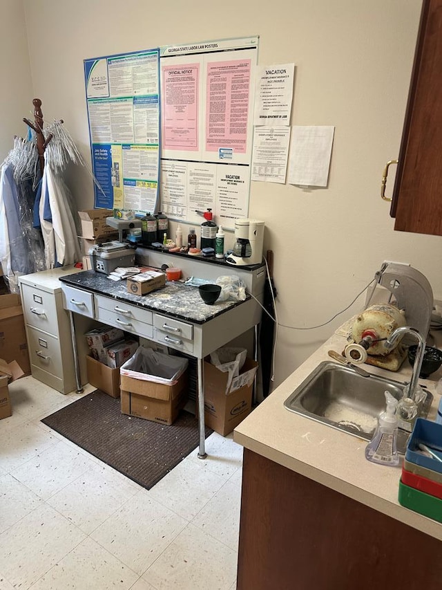 miscellaneous room featuring sink