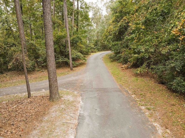 view of road