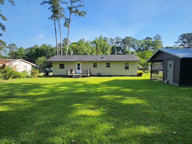 1010 Joree Dr, Thomasville, GA 31792 - back of property featuring a yard and crawl space