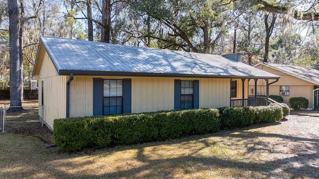 view of side of property