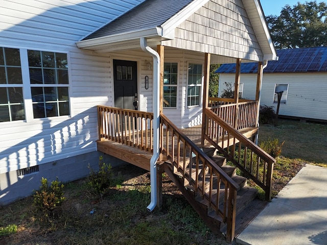 40 Beacon St, Camilla, GA 31730 - view of exterior entry featuring a porch