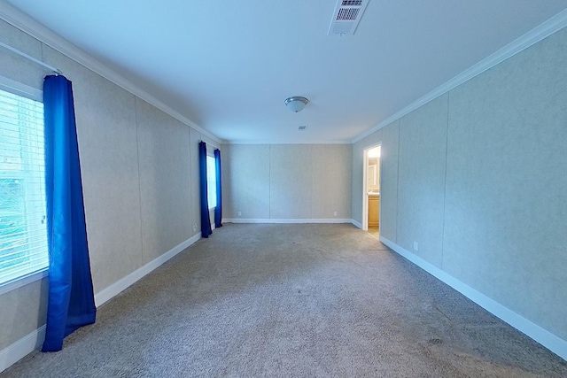 3024 Willow St, Ochlocknee, GA 31773 - unfurnished room featuring carpet flooring and ornamental molding
