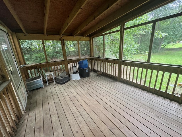 3024 Willow St, Ochlocknee, GA 31773 - view of unfurnished sunroom