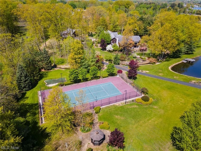 347 State Route 14, Columbiana, OH 44408 - birds eye view of property featuring a water view
