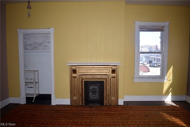 view of unfurnished living room