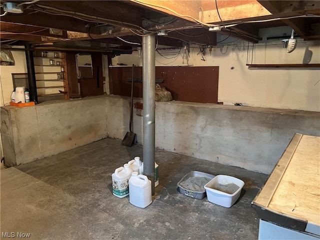 911 Grandview Ave, New Matamoras, OH 45767 - view of unfinished below grade area