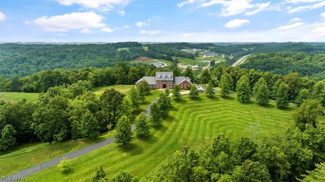 2585 Glendale Rd, Marietta, OH 45750 - birds eye view of property with a forest view