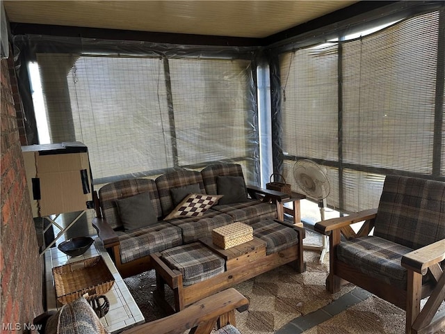 sunroom / solarium featuring plenty of natural light