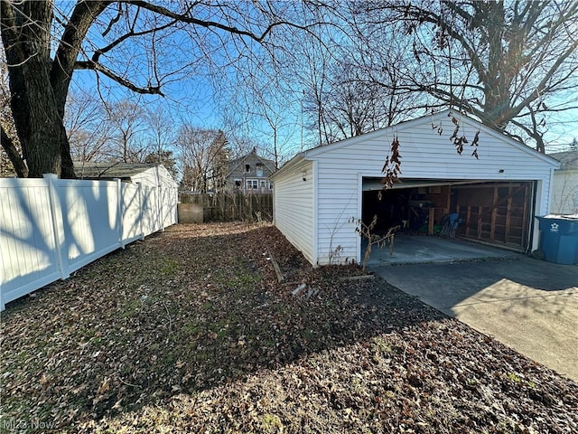 1233 Hulett Ave, Eastlake, OH 44095 - exterior space with a garage