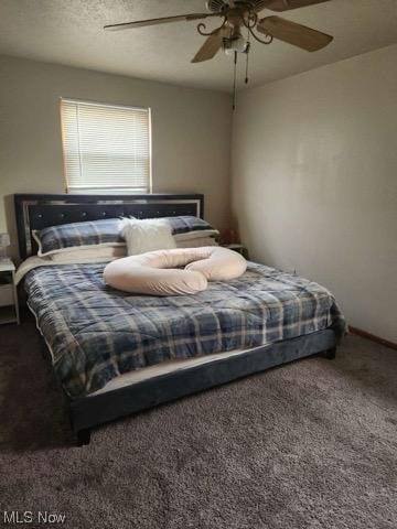 1233 Hulett Ave, Eastlake, OH 44095 - bedroom with ceiling fan and carpet flooring