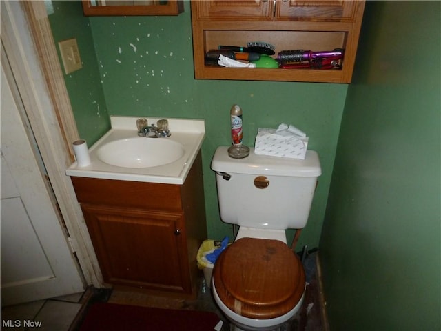 117A High St, Flushing, OH 43977 - bathroom with vanity and toilet