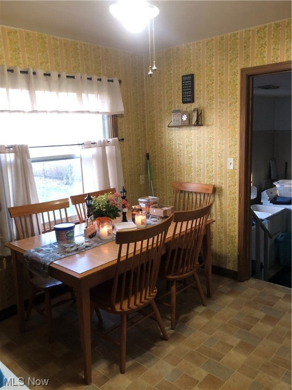 view of dining space