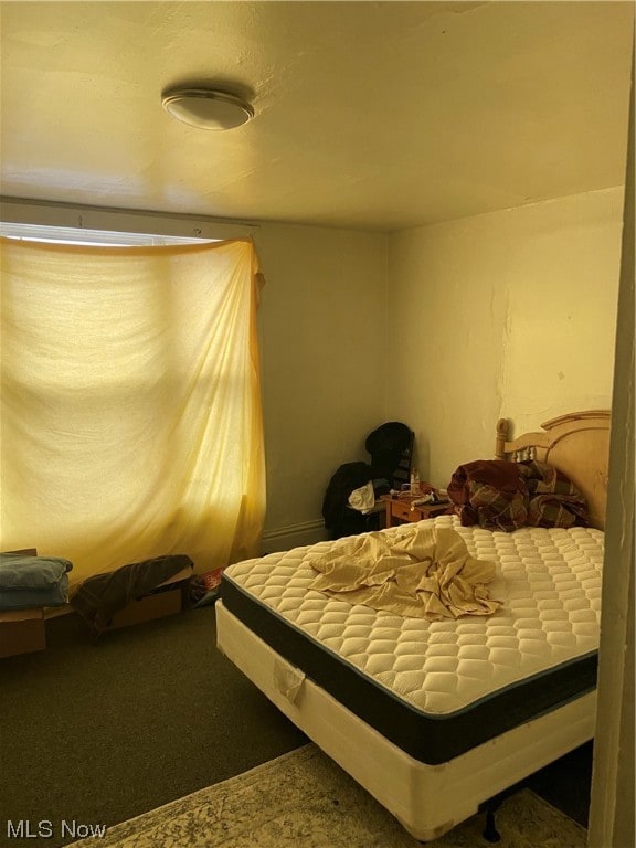 bedroom featuring carpet flooring