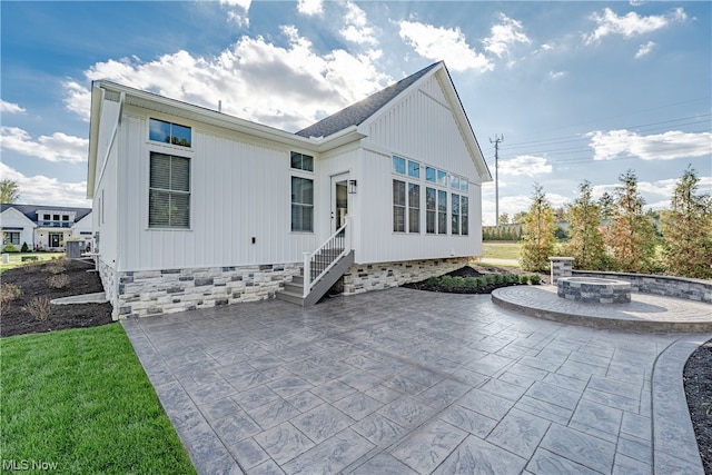 exterior space featuring a patio