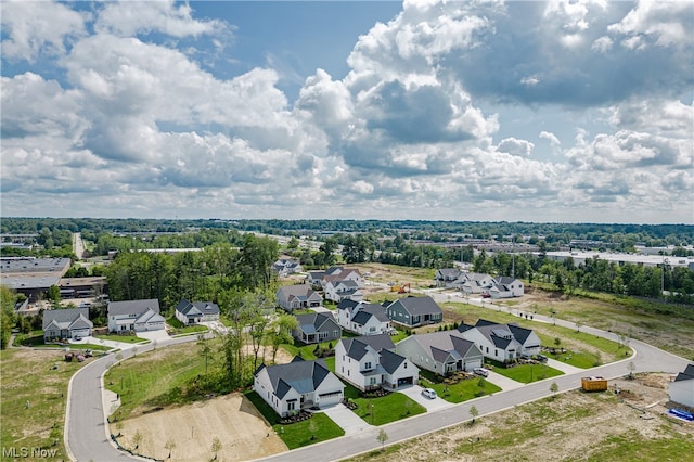 view of aerial view