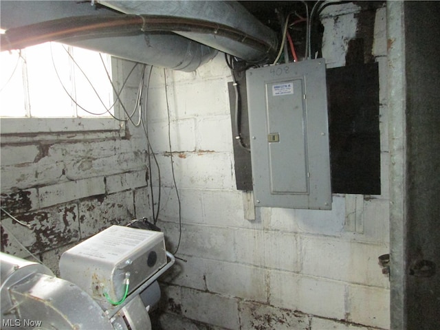 view of utility room