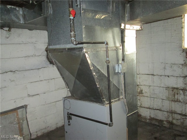 view of utility room