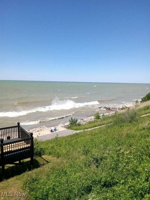 water view featuring a view of the beach