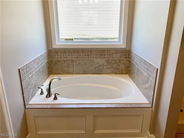 bathroom featuring a bathtub