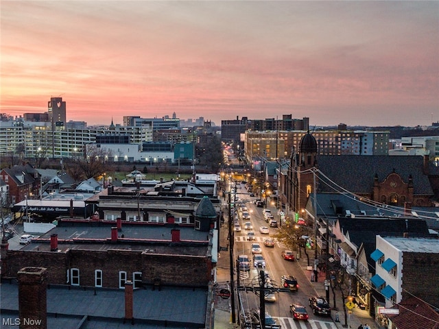 view of property's view of city