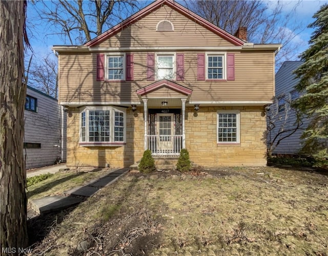 view of front of home