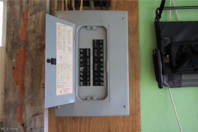 utility room featuring electric panel