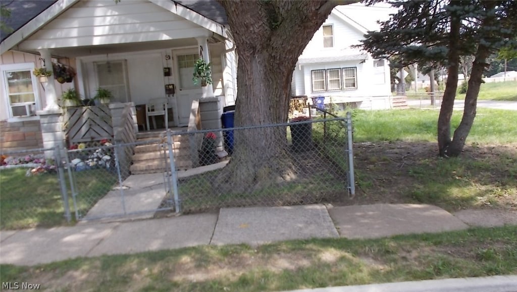 view of bungalow-style home