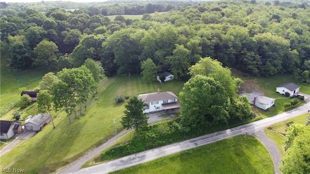 view of aerial view